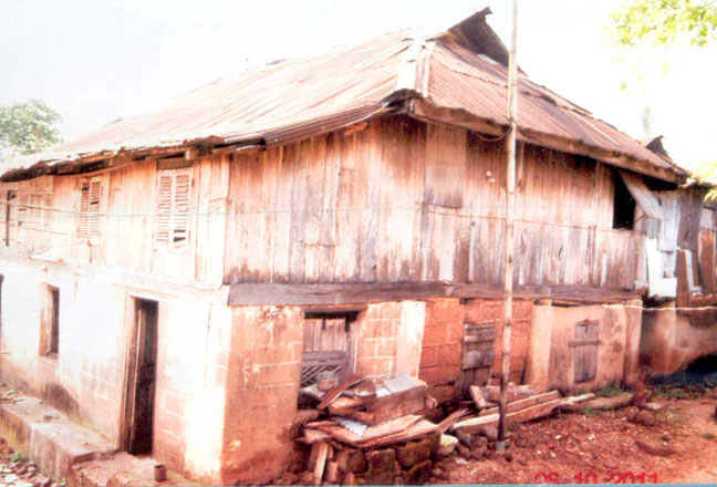 Pre Colonial building at Okafia